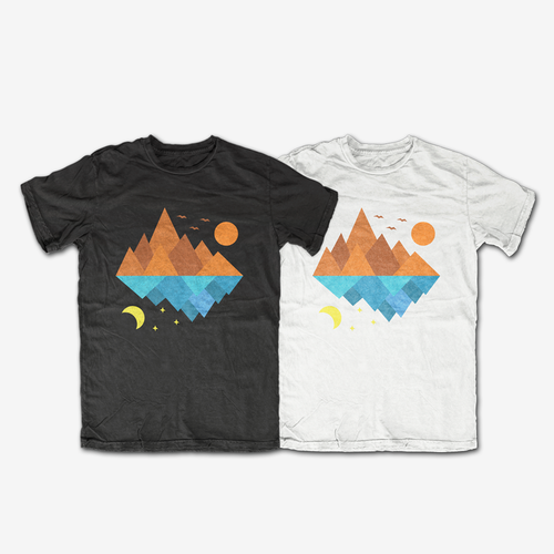 Mountain scene デザイン by Fresti