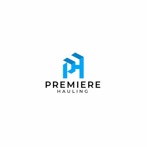 Premiere Hauling Logo Design Diseño de Rachmattt