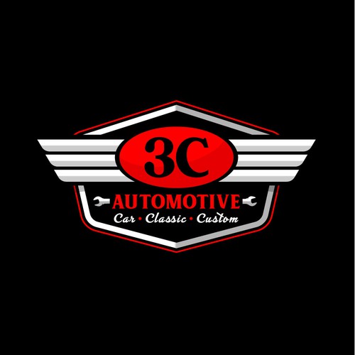 Niche Automotive Classic and Custom Garage to appeal to petrolheads Design by AlarArtStudio™