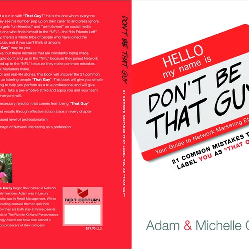 NCP BOOK COVER - Don't Be "That Guy" In Network Marketing Design by design_solutions