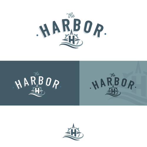 The Harbor Restaurant Logo Design by PrettynPunk