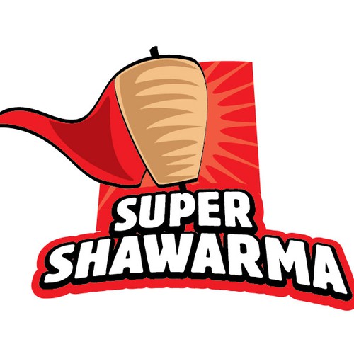 logo for Super Shawarma Diseño de Yzen Cheah