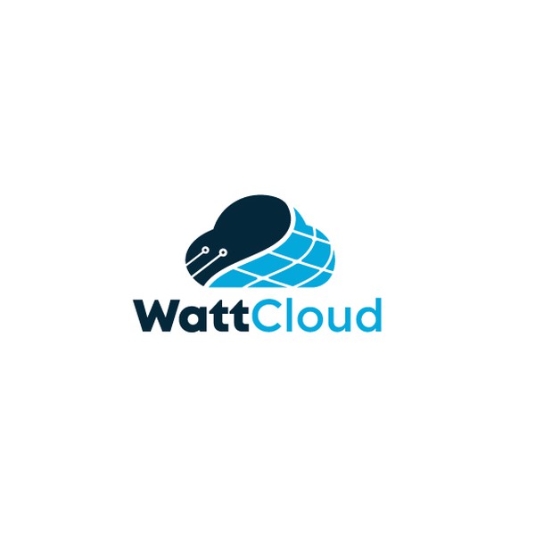 Design by Point_86 titled "wattcloud logo a Company focussed on Renewable Energy (Solar)"