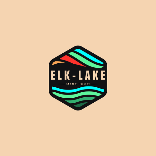 Design a logo for our local elk lake for our retail store in michigan デザイン by eBilal