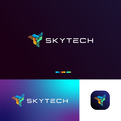 Help us design a futuristic logo for a cutting edge tech company. Design von Bayu sants