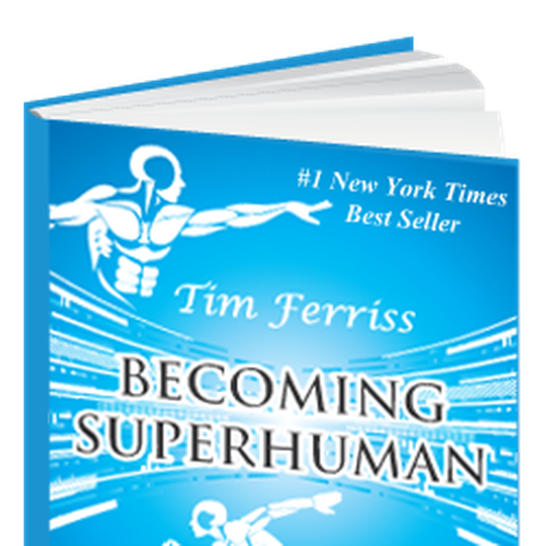 "Becoming Superhuman" Book Cover Design by princemac