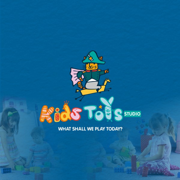 Веселый логотип для магазина игрушек