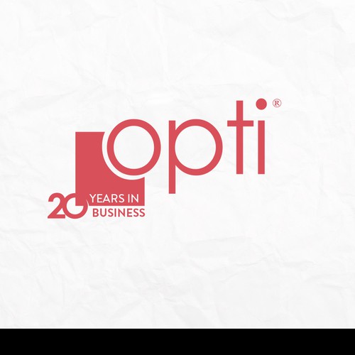 Opti 20th Anniversary Logos Design by Kachus