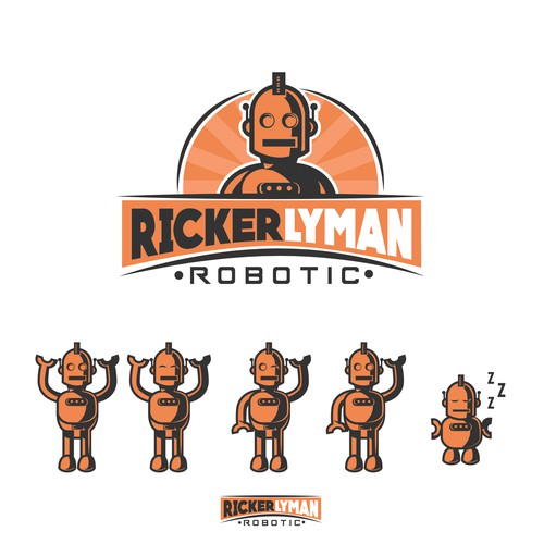 Ricker Lyman Robotic needs a retro Atomic Age logo Design by wilndr