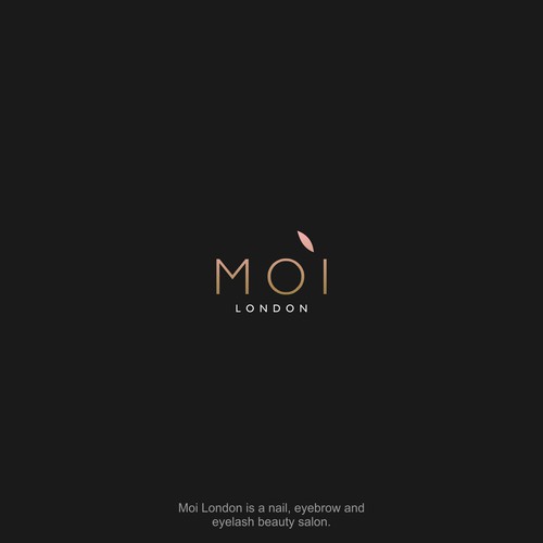 コンペ「Moi London needs an innovative and elegant logo」のデザイン by Yatama.kunさん 