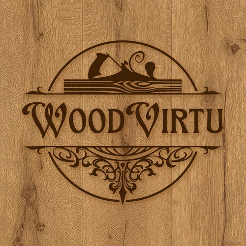 Design design a custom modern woodworking logo por InfiniDesign