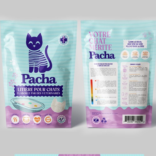 Cat Litter startup Minimalistic packaging - Contest Design by agooshe