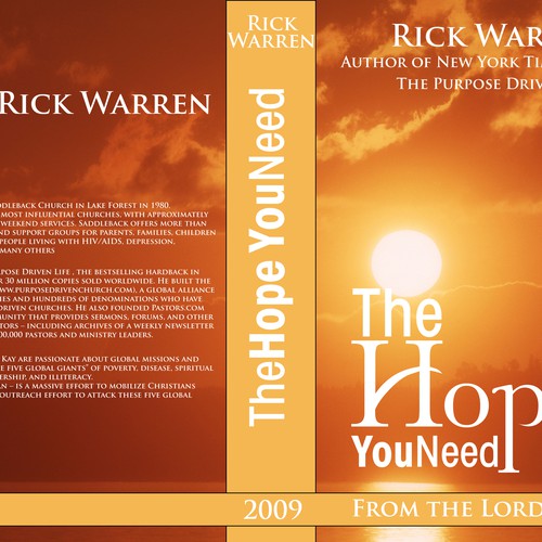 Design Rick Warren's New Book Cover Design réalisé par Bjay