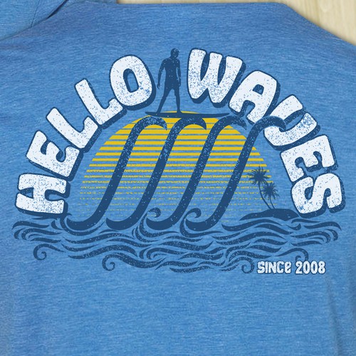 Hola Olas tee Design by Rosewood