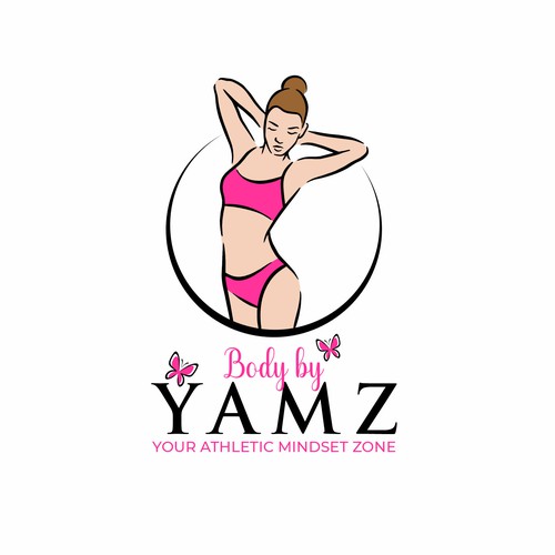 new gym women's trainer. I want my logo to be girly Design by MamatFa