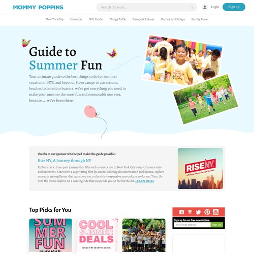 Guide Page for Leading Travel and Culture Website Design by ⚡️unbox.style⚡️