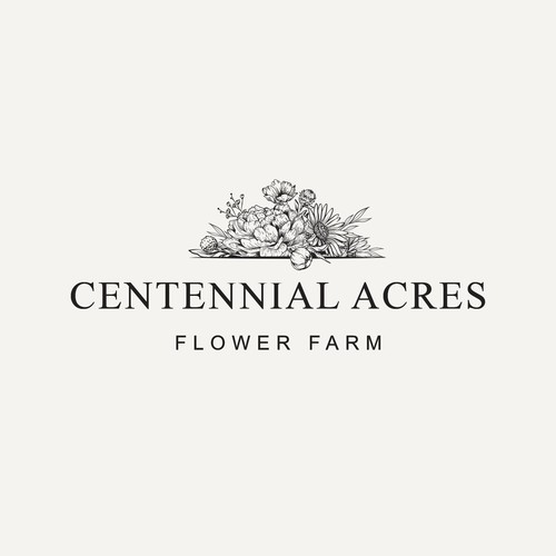 Flower farm looking for inviting logo Design by moon.design