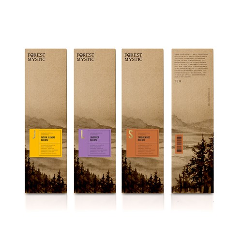 Mystical and elegant packaging for handmade natural incense-ontwerp door gianni88