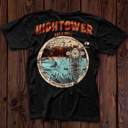 Best F*uc!ng T-shirt Design for Hightower Bar & Grill Ever ! Design by mañana_art