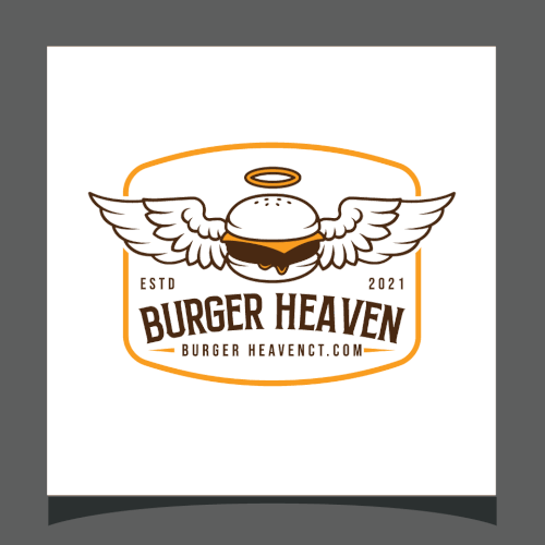 Burger Heaven high quality food logo for main building signage Design by kazeem