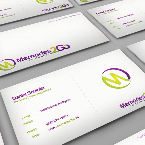 Create a business card for Luxurious Photo Booth Rentals! Design by N.Rc