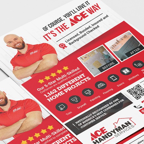 One-page personal trainer flyer  Postcard, flyer or print contest