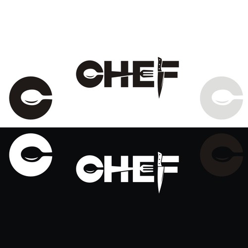 "CHEF": Food & Cooking Social Media Logo Design by nik007