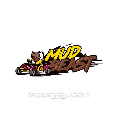 Design di Mud Beast!  Logo needed for a new line of off-road Go-Karts for kids di Arfian Huda