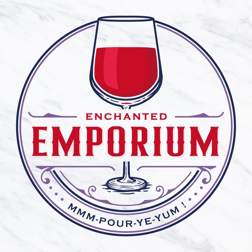 Enchanted Emporium. A casual wine bar. Design by Fortunic™