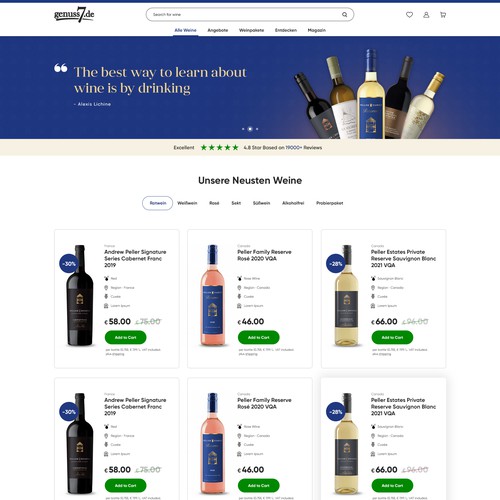 Web page design contest entry by D1 Dezign