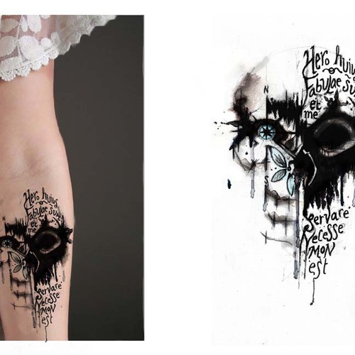 Hip - Dark - Sketch Tattoo Design Needed! Design by stacas