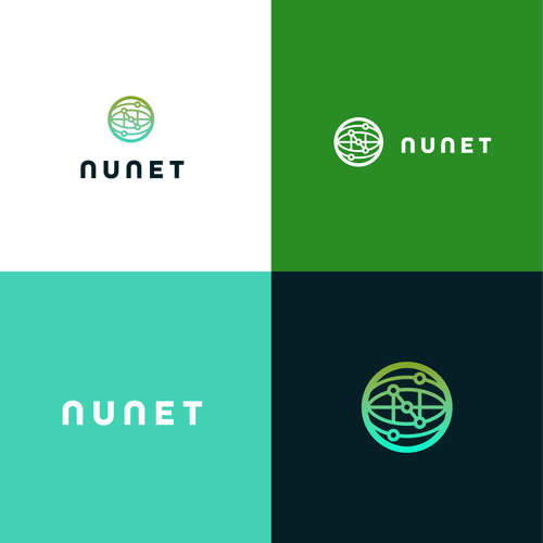 Logo design for NuNet the Primordial Soup for the Emergence of Superintelligence Design by Pedro Calheiros