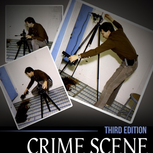 Create a book cover for a crime scene photography book Design by Theother31