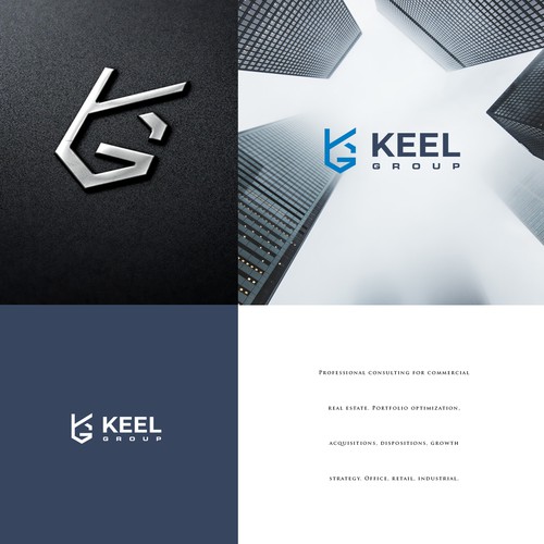 Logo for commercial real estate consulting company Design by tetrimistipurelina