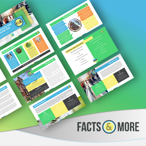 Modern template for qualitative research reports (widescreen) Diseño de jose leandro