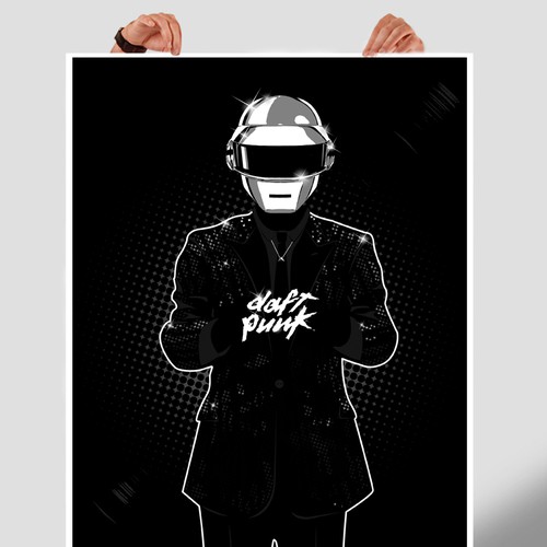 99designs community contest: create a Daft Punk concert poster Design réalisé par JulesRules