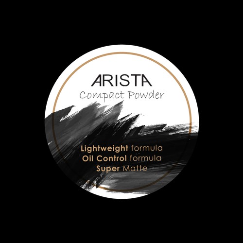 Arista Compact Powder Design by Austin Studios