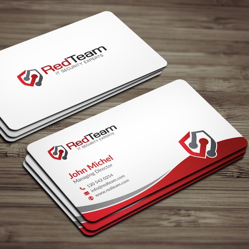 Create a business cards, letterhead and envelopes for Cyber Security ...