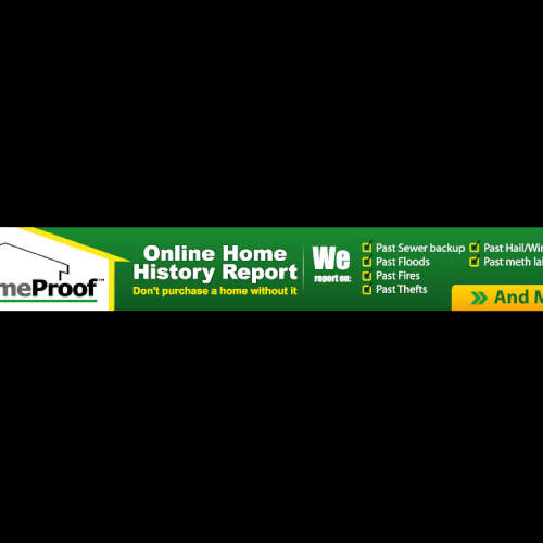 New banner ad wanted for HomeProof Diseño de Priyo