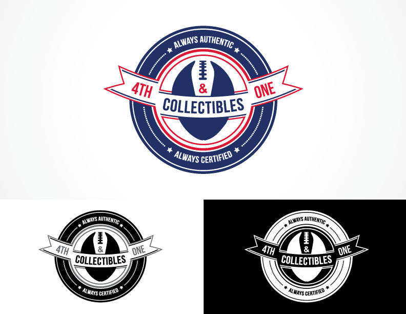 American football logo with the title 'Sports Logo'