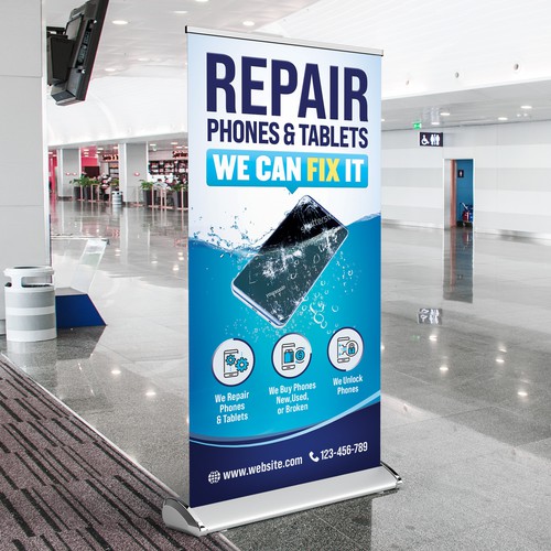 Phone Repair Poster Ontwerp door 4rtmageddon™