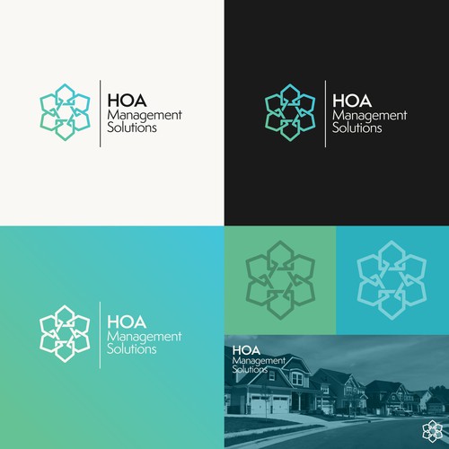 HOA Management Services Logo Design by Velmak