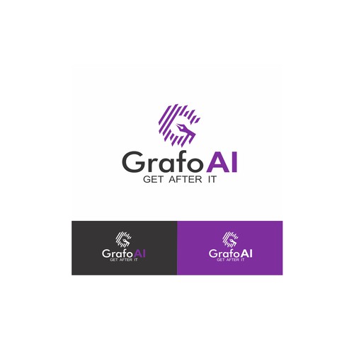 GrafoAI | Artificial Intelligence Writer Logo Design by Oskadon Oyee