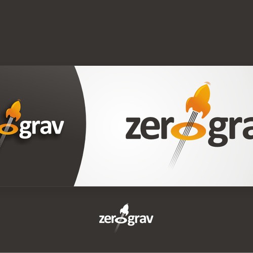 Nice, friendly logo for Zero Grav Design by Heartmodjo