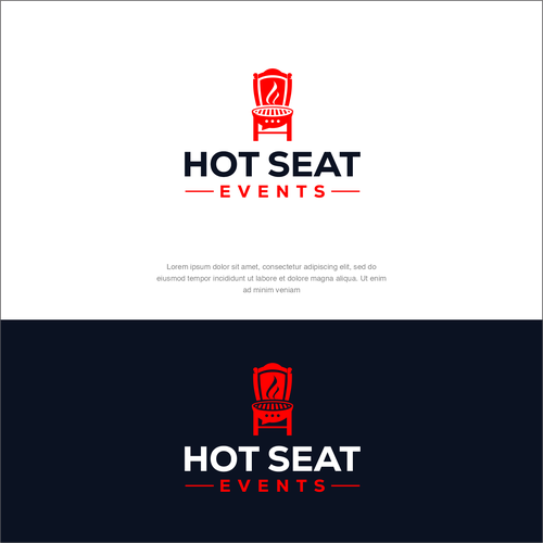 Impactful Logo For 'Hot Seat Events' – Learn from Industry Experts Through Livestreams & Events. Design von Elesense