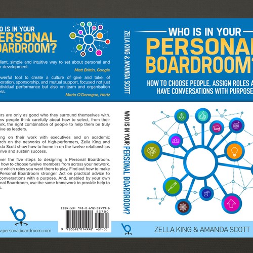 Design a book cover for "Who is in your Personal Boardroom?" Design by ArtSpark