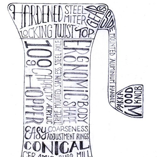 Coffee Collage T-Shirt Design Using Ink Made From Coffee Grounds Ontwerp door DeeStinct