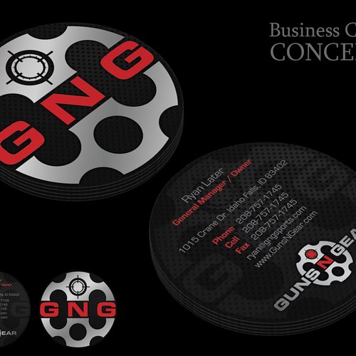 I need a tactical business card!!! Design by FishingArtz