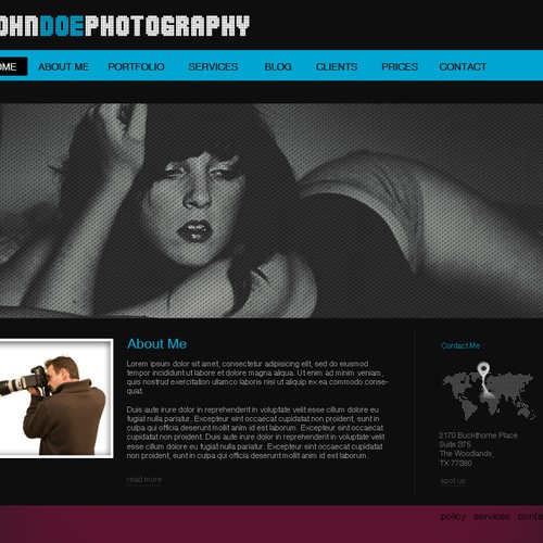 1-3 Page Website Template Design von Desain-bagus
