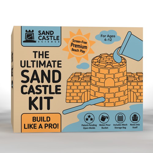Designs | Design the Box for the Ultimate Sand Castle Toy | Product ...